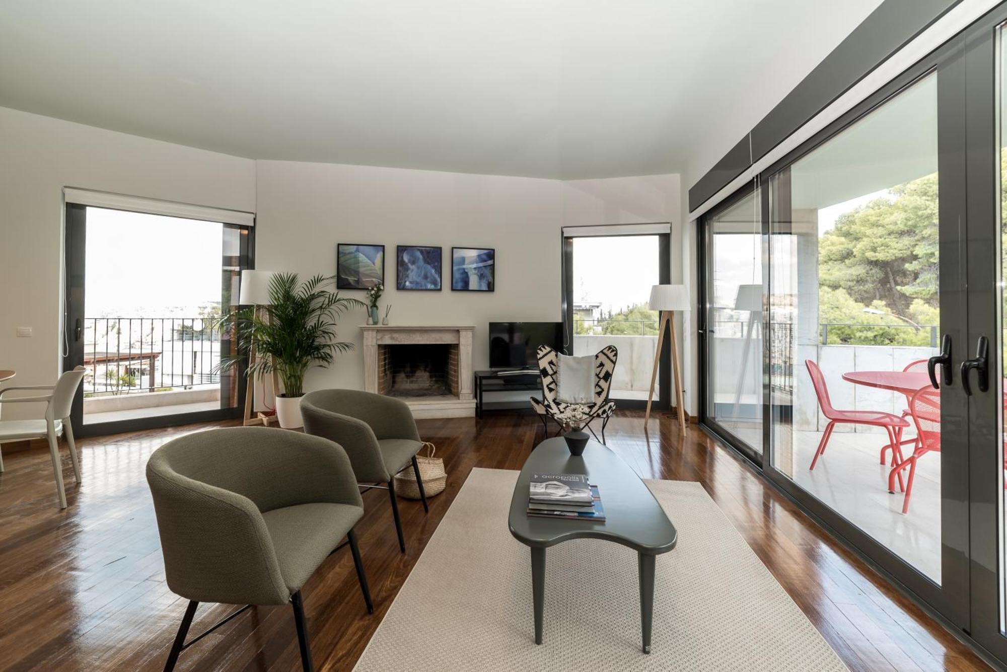 Ferienwohnung The Hill By Zoia Living Athen Exterior foto